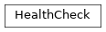 Inheritance diagram of HealthCheck